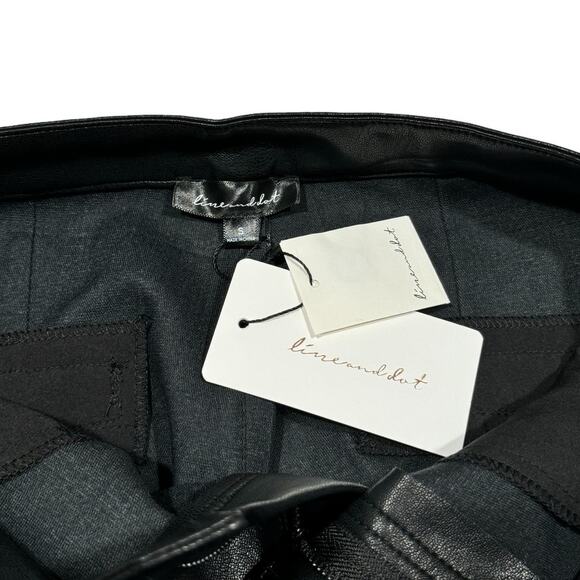 NWT! Line & Dot Reina Vegan Leather Chic Pants - Size Small - Picture 15 of 15